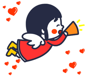 爱心可爱飞翔开心小天使萌萌哒gif动图_动态图_表情包下载_soogif