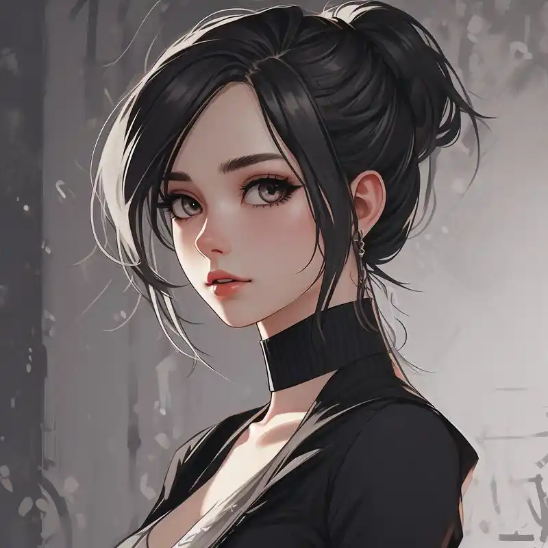 90动漫高冷女神头像93 高冷动漫女生头像,太酷了吧!