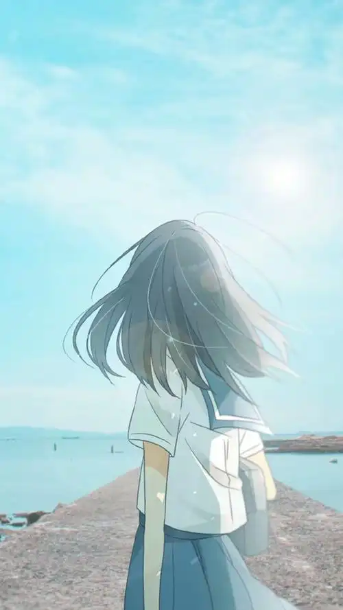 动漫 女生 壁纸 背影