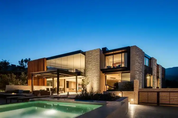 洛杉矶豪华山坡别墅设计2