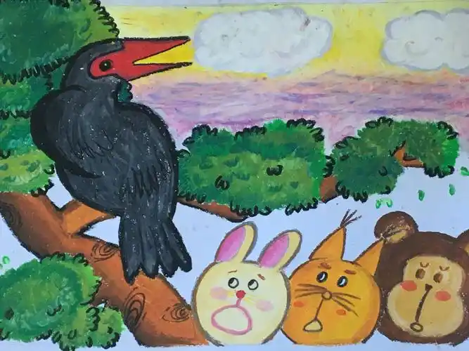 衢州学院16级学前教育专业暑期儿童故事绘画技能展