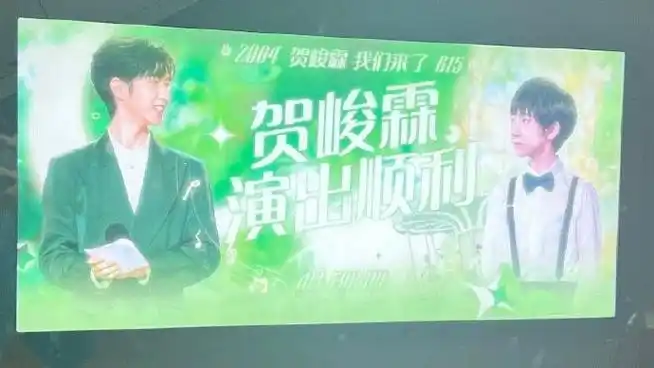 贺峻霖重庆演唱会应援