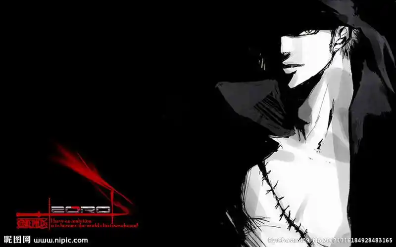 求这张图的高清壁纸!~海贼王索隆的……谢谢啦!