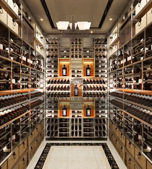 时尚酒窖 欧式家用酒窖酒架酒吧展示 艺术酒窖 价格优惠