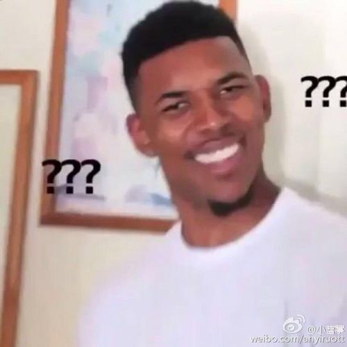 抖音同款老师作业表情沙包贴纸学习手账本贴纸个性黑人脸问号 全套8张