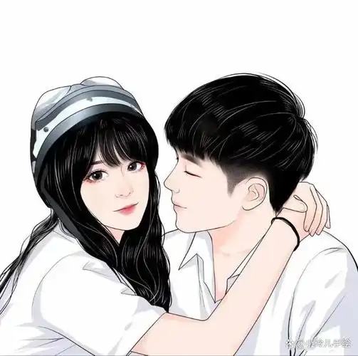 情侣头像真人一人一半头像图片2023最火爆免费