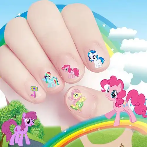 指甲韩国儿童卡通可爱动物美甲小孩小孩宝宝宝贴纸