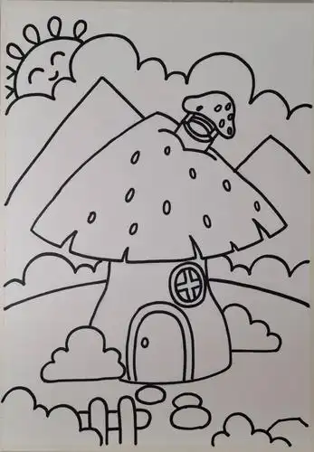 "停课不停画"——东源县第三小学一年级美术课「第十一周」