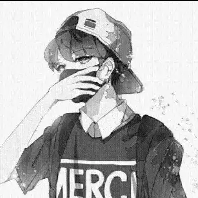 带口罩的男生动漫头像