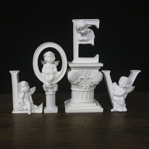 love爱情天使摆件情人节礼物情侣送礼精选婚礼装饰品婚庆道具摆设