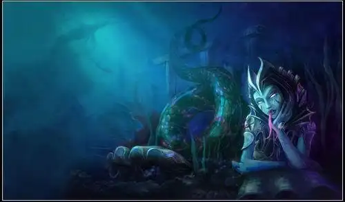 在海底寂静幽暗的环境里,你很难分辨那究竟是一位甜美的美人鱼,还是一