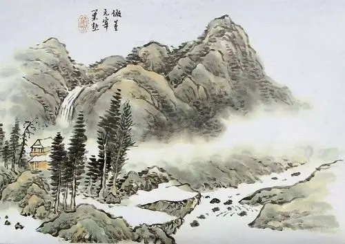 芥子园画谱山水篇欣赏2