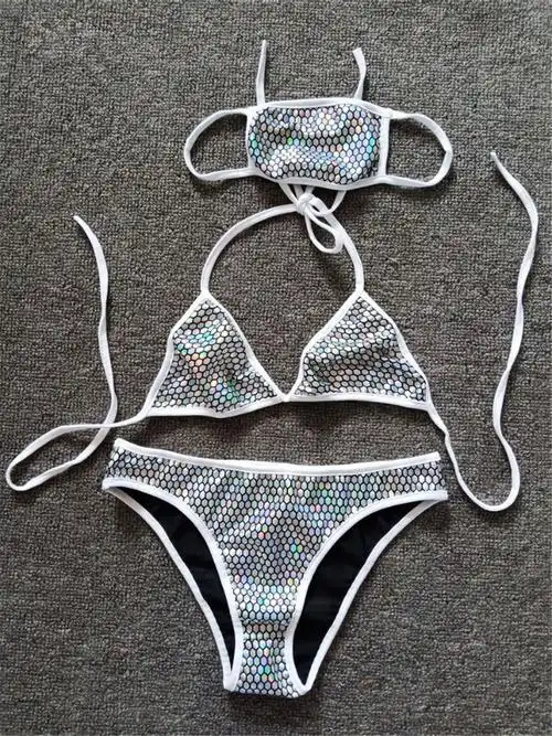 欧美夏季女装爆款海边绑带泳衣比基尼性感沙滩分体泳衣z1218