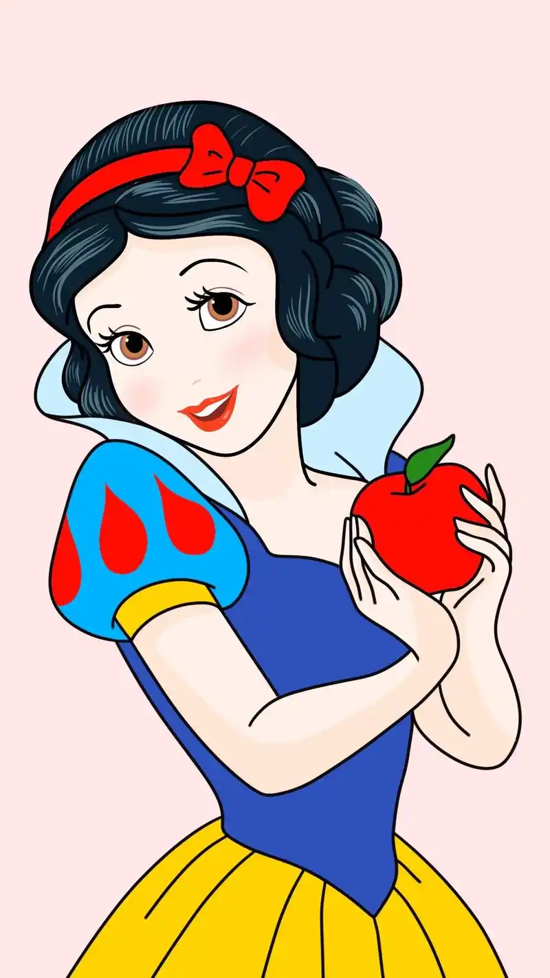 白雪公主 新年画公主.白雪公主的母亲去世后,父亲再娶,继母是 - 抖音