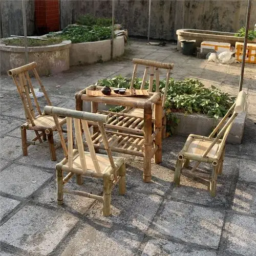 竹茶几竹桌子茶桌楠竹方形包邮阳台成人竹椅.