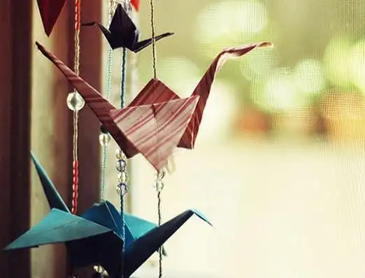 放飞梦想的千纸鹤唯美高清图片集
