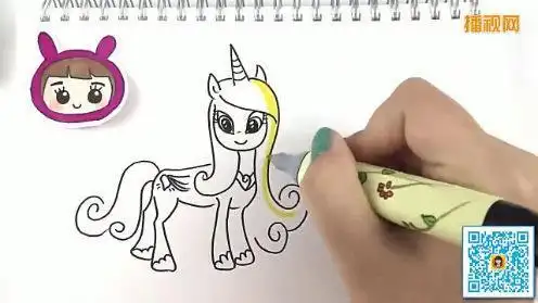 请搜索紫月简笔画