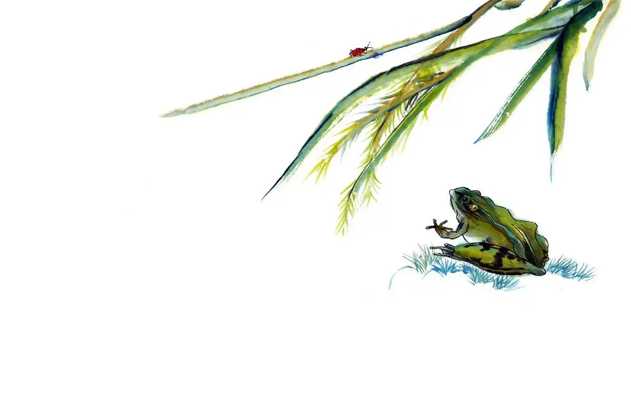 中国水墨画高清桌面壁纸