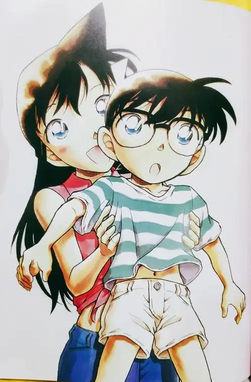 来自柯迷一枚jaco的渣拍——《名侦探柯南原画全集》中的_高清图集_新