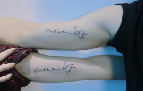 新款2020情侣纹身图片寓意比较好的情侣纹身2