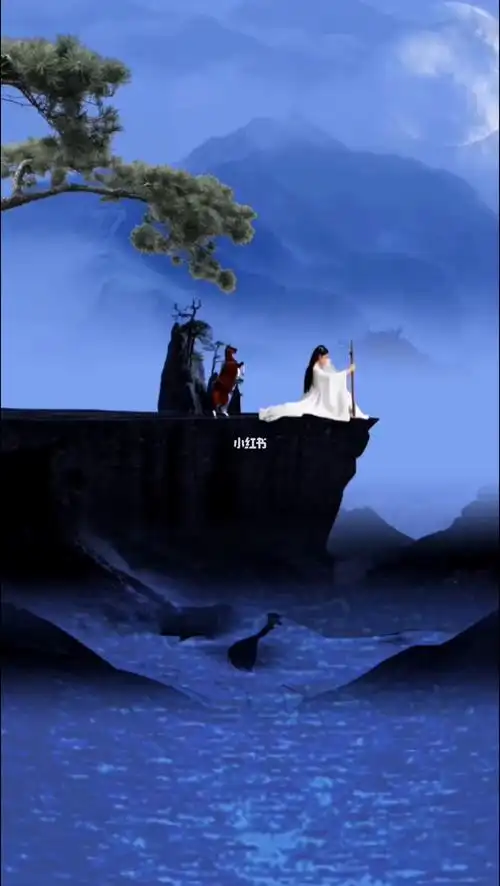 一人一马古风意境