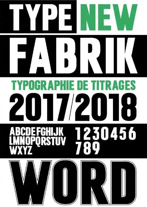 wendystudio字体为创意的海报设计欣赏