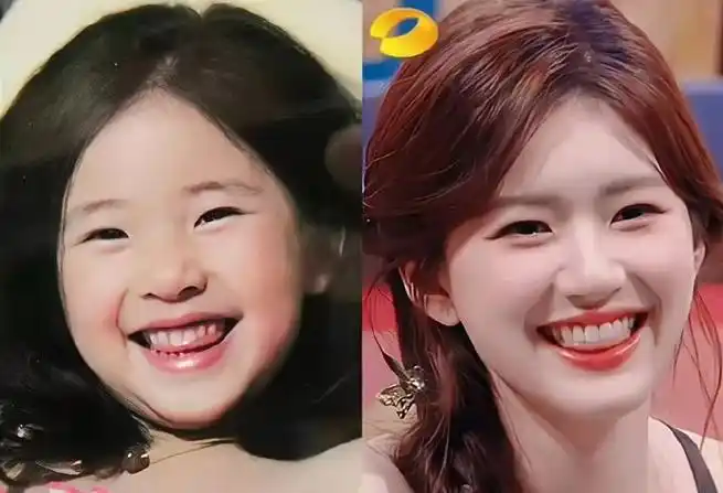 和赵露思小时候的合照##赵露思