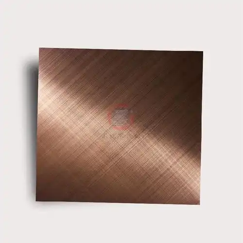 专业定制高比不锈钢拉丝玫瑰金品质优良