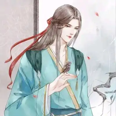 唐崎夜雨 手绘古风自截唯美男头_男生头像_我要个性网