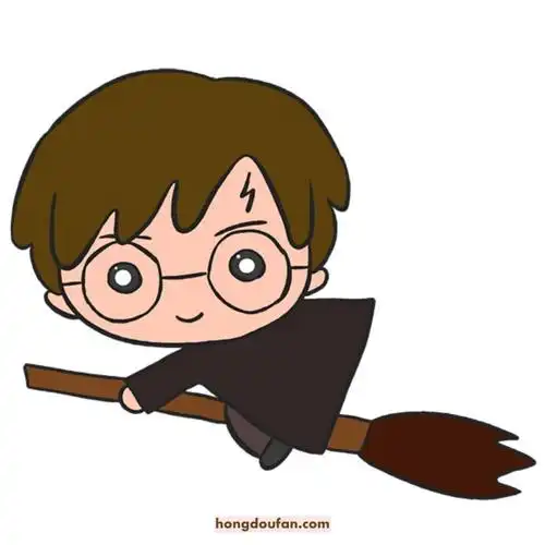 布鲁托绿巨人哈利波特简笔画-红豆饭小学生简笔画大全