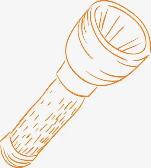 关键词 : 手电筒,手绘,线稿,黄色