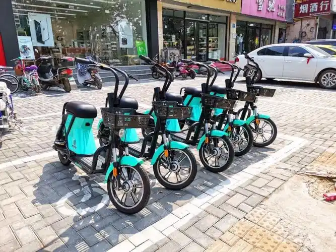 方便共享电动车亮相临漳街头