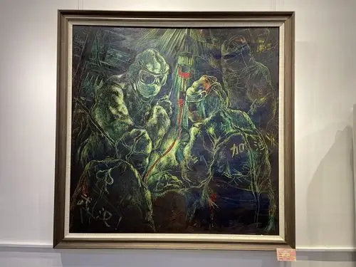 从胜利走向胜利高校举办书画展献礼建党100周年