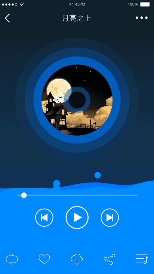 液态音乐播放器|ui|app界面|凤皇_原创作品-站酷zcool