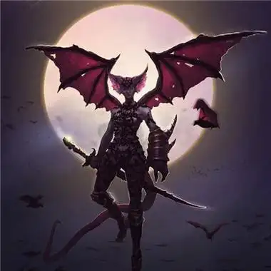 恶魔动漫头像女高清好看的动漫女生图片冷酷恶魔头像