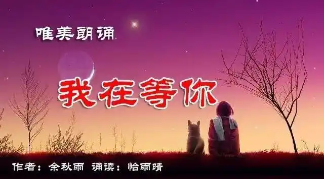 名家名作余秋雨我在等你