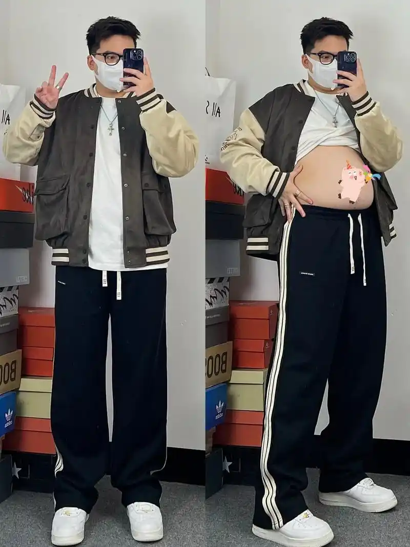 ootd | 微胖男生秋冬跟着买就对啦.斌斌177 180斤 - 抖音