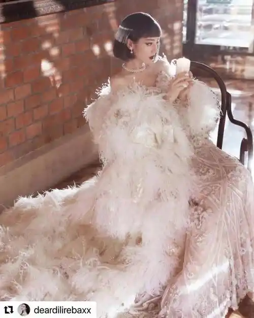 迪丽热巴|三个月内被外网认领的出圈造型(4套)_玫瑰庄园_品牌_来自