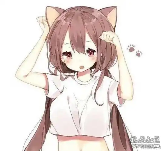 萌萌的猫耳可爱的喵娘