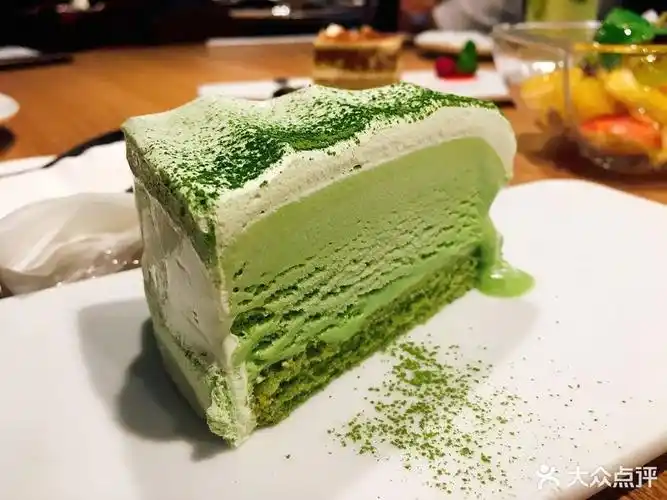 抹茶雪域蛋糕图片