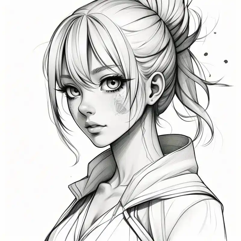 🎨黑白素描头像,高级感满满💯 素描,是绘画的起点,也是艺术的灵魂