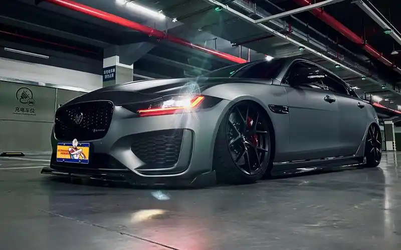 捷豹xel改装效果,新一年给儿子换套行头