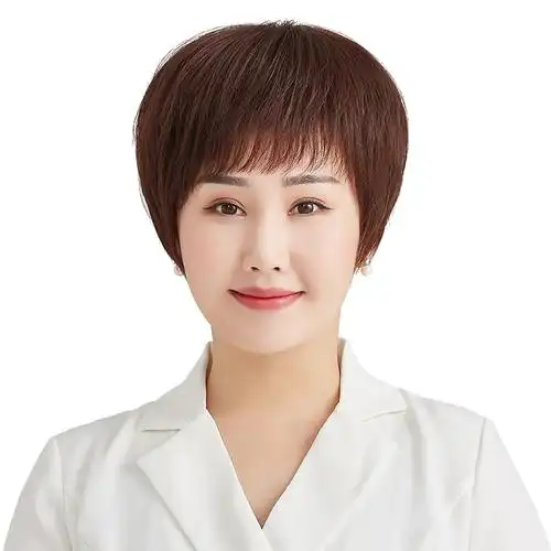 假发短发波波头中中老年妈妈全真时尚蓬松自然整顶假发