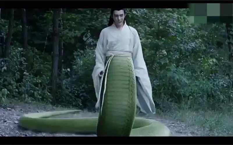 彦佑半人半蛇的样子还挺可爱