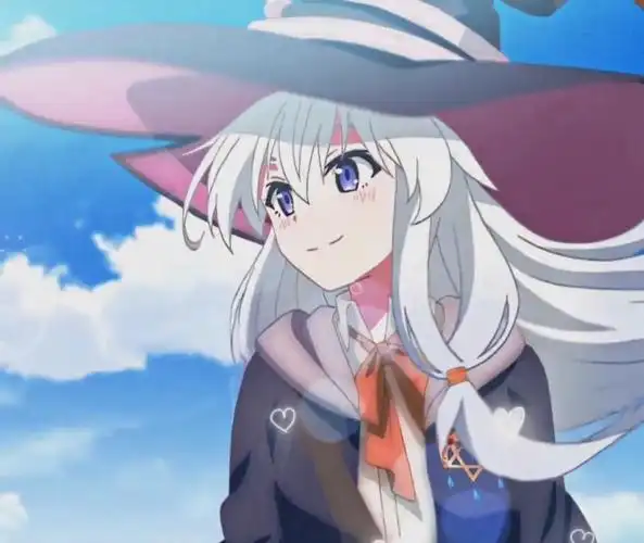 白发紫瞳美少女正在向你微笑,请接收