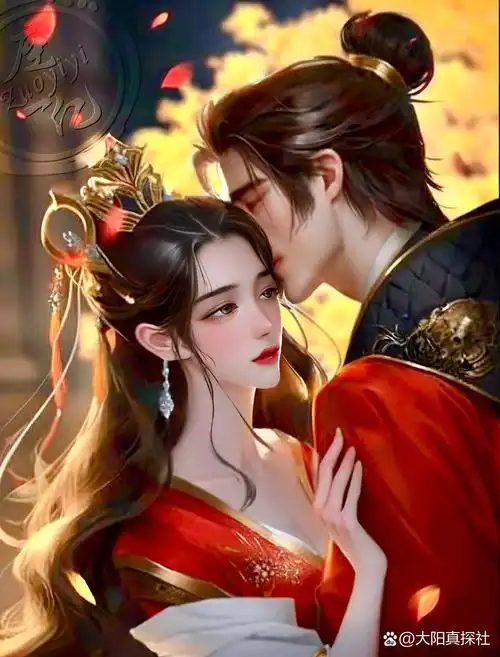 古风情侣双人图系列5·男女竖版共五张