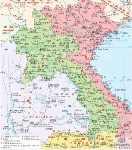 老挝地图土地招商厂家