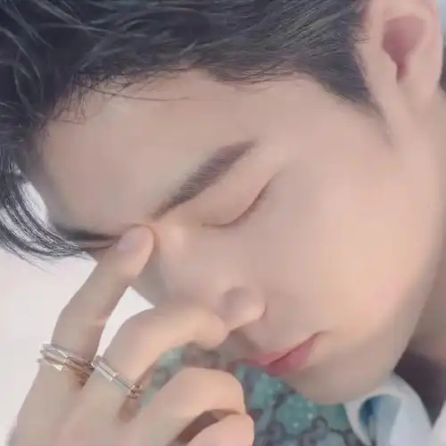 一切肖战的侧脸头像