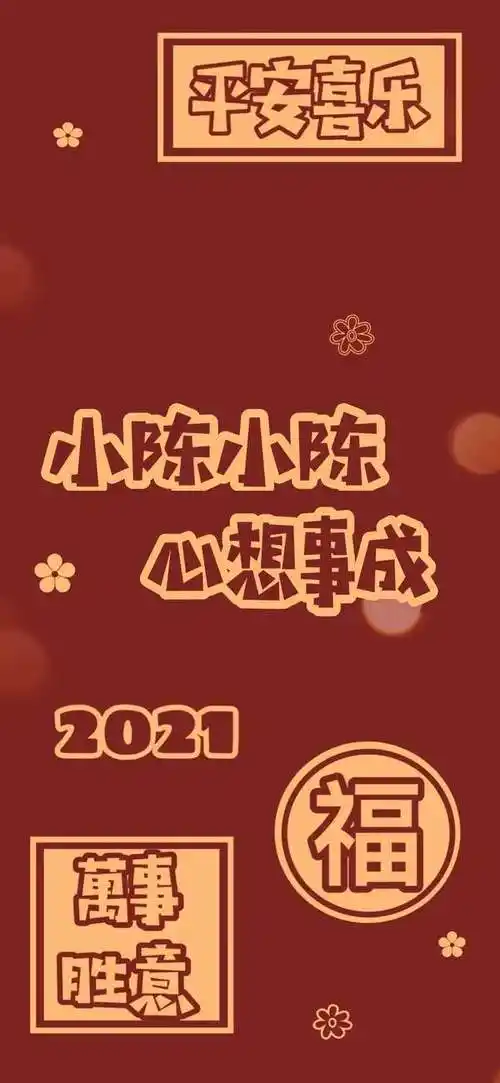 姓氏壁纸2021