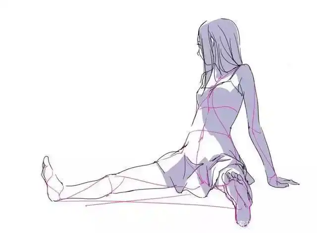 二次元人物脚部画法图文教程